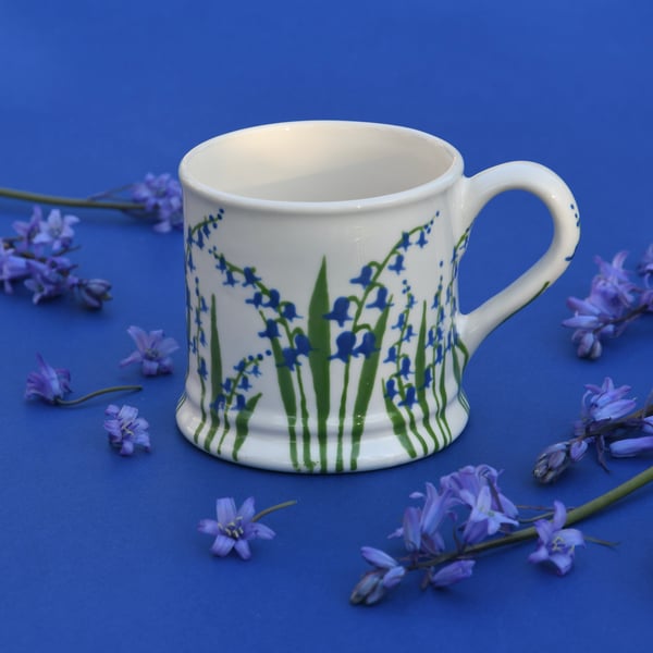 Bluebell Country Mug - Hand Painted