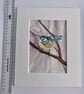 Blue tit bird (original watercolour painting) - Image 3