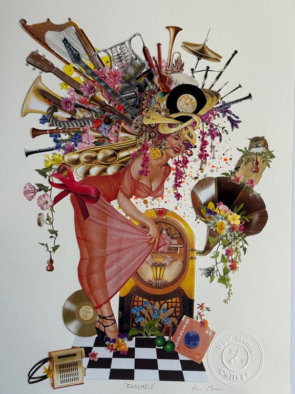 "ENSEMBLE" - ONE OFF, HANDMADE COLLAGE