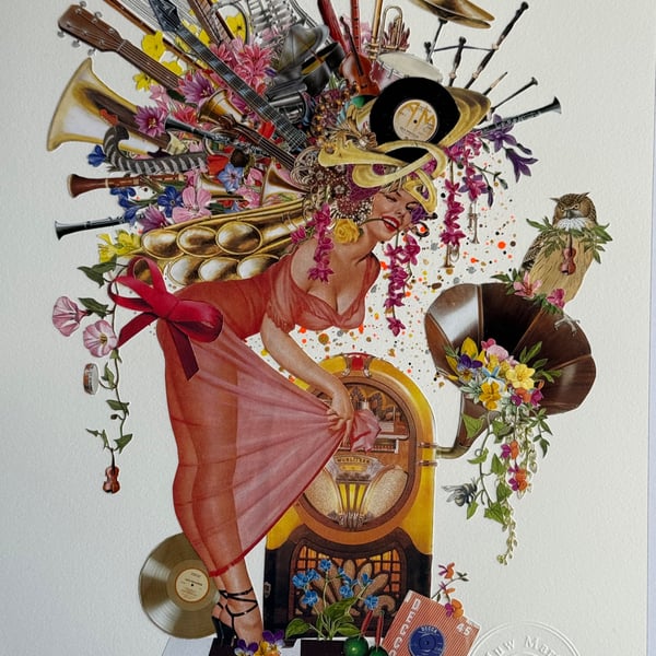 "ENSEMBLE" - ONE OFF, HANDMADE COLLAGE