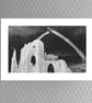 Photograph Black and White Composite - Fine Art -  Gothic Abbey Whitby - Image 2