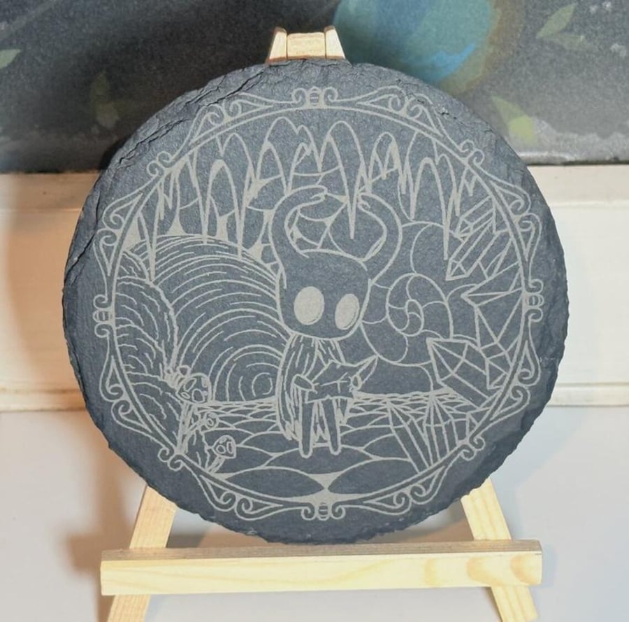 Hollow Knight Silksong Laser Etched Coaster