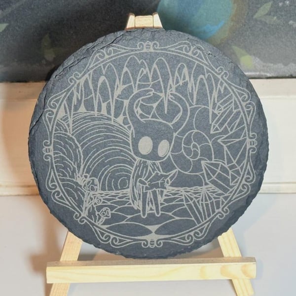 Hollow Knight Silksong Laser Etched Coaster