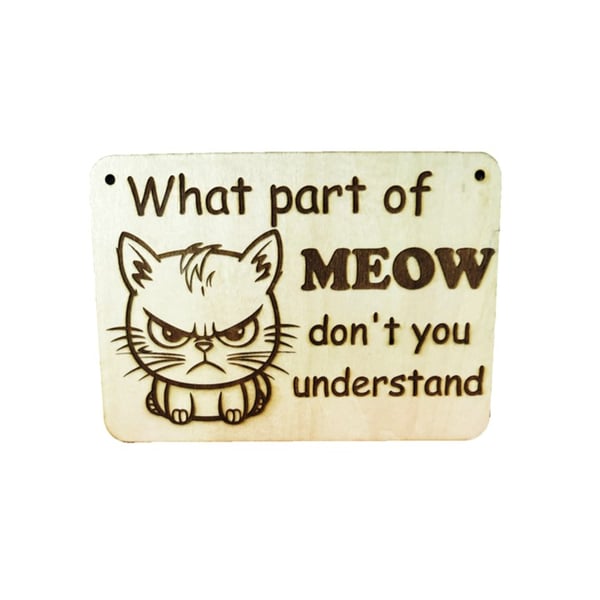 What Part of MEOW Don’t You Understand?