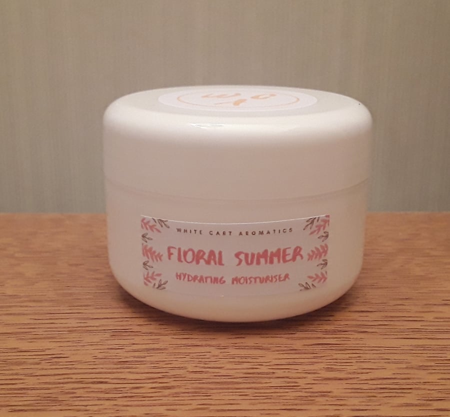 Hydrating Floral Summer Moisturiser Cream