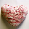 Heart Cushion with Hand Smocking