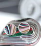 Dodge fordite stud earrings - Image 1