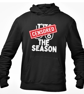 T's The Season -.Funny Rude Novelty Christmas HOODIE xmas gift - Image 1