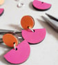Colour Pop Dangly Stud Earrings - Image 8