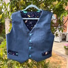Denim and Space Child's Waistcoat