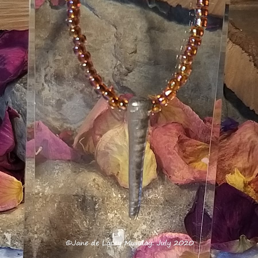 Bronze Shell Necklace