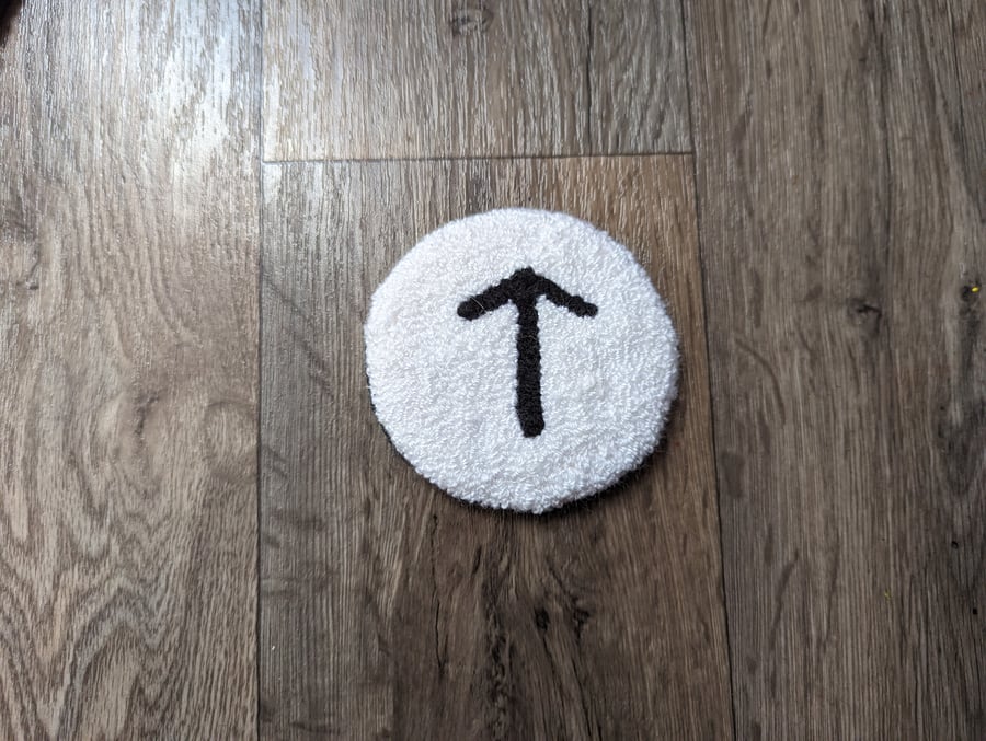 Tiwaz 'The God Tyr' Rune Mug Rug