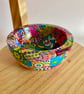 Pretty up cycled wooden bowl  - Image 1