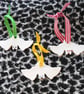 Decorations White Porcelain Petite Bats.. - Image 2