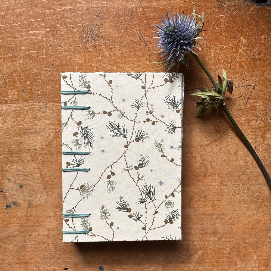 A6 Coptic Bound Handmade Sketchbook