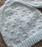 14" Baby Blue Knots Pattern V Neck Cardigan - Image 5