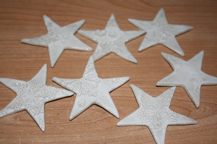 Star ceramic decoration