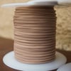 Kangaroo Leather Lace 2.5 mm premium quality Natural 1m