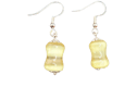 Selenite with 925 Sterling Silver Hooks