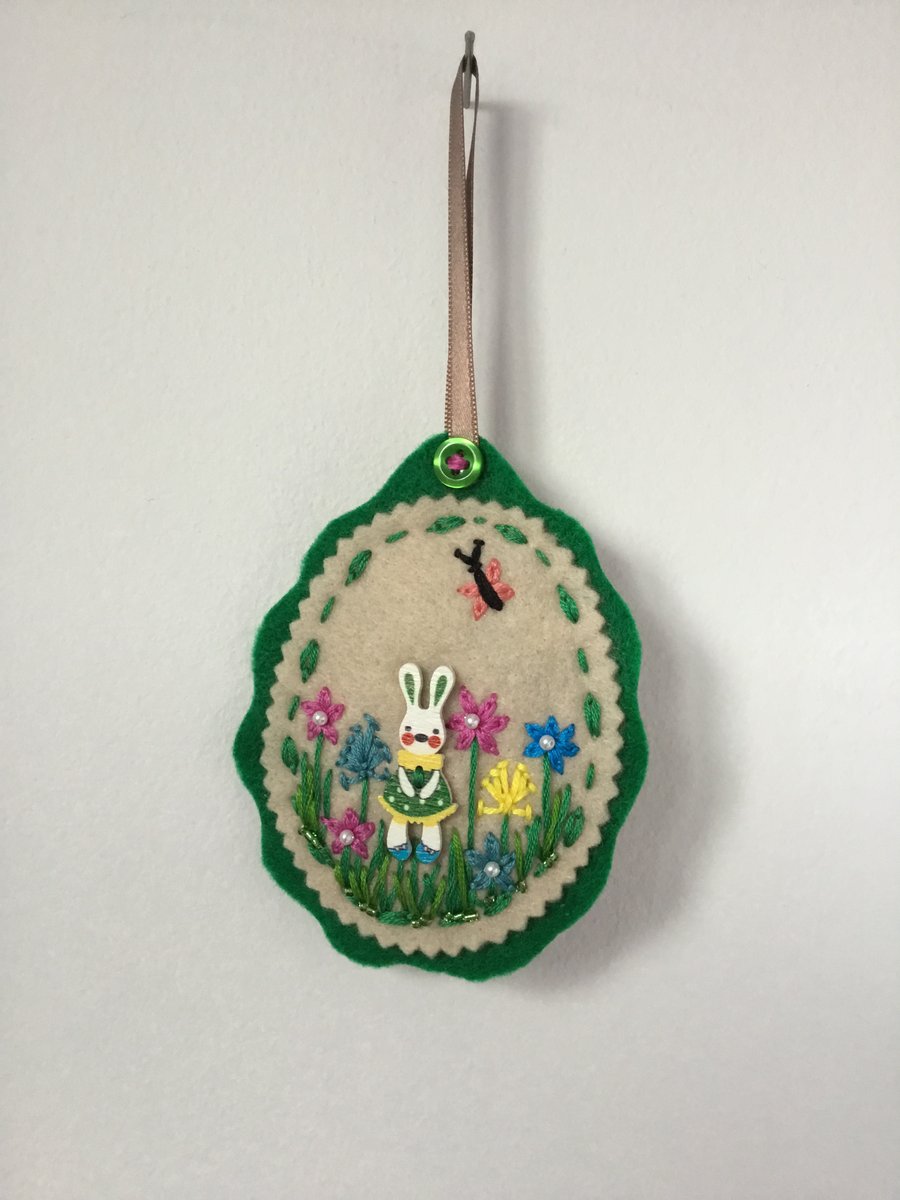 Spring and Easter Rabbit Decoration 