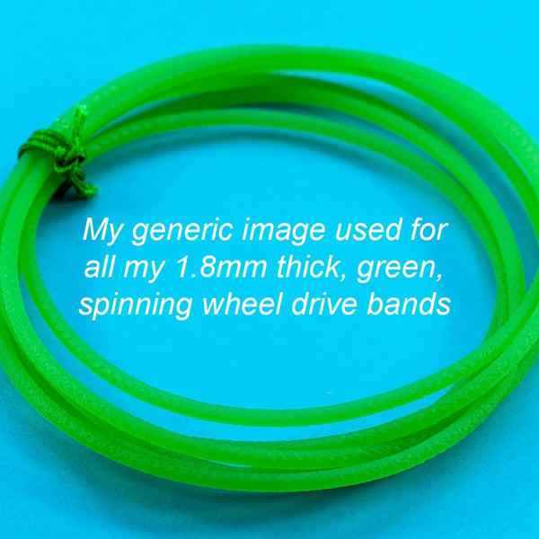 For Majacraft Little Gem Spinning Wheel UPPER Stretchy Grippy Poly Drive Band