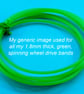 For Majacraft Little Gem Spinning Wheel UPPER Stretchy Grippy Poly Drive Band