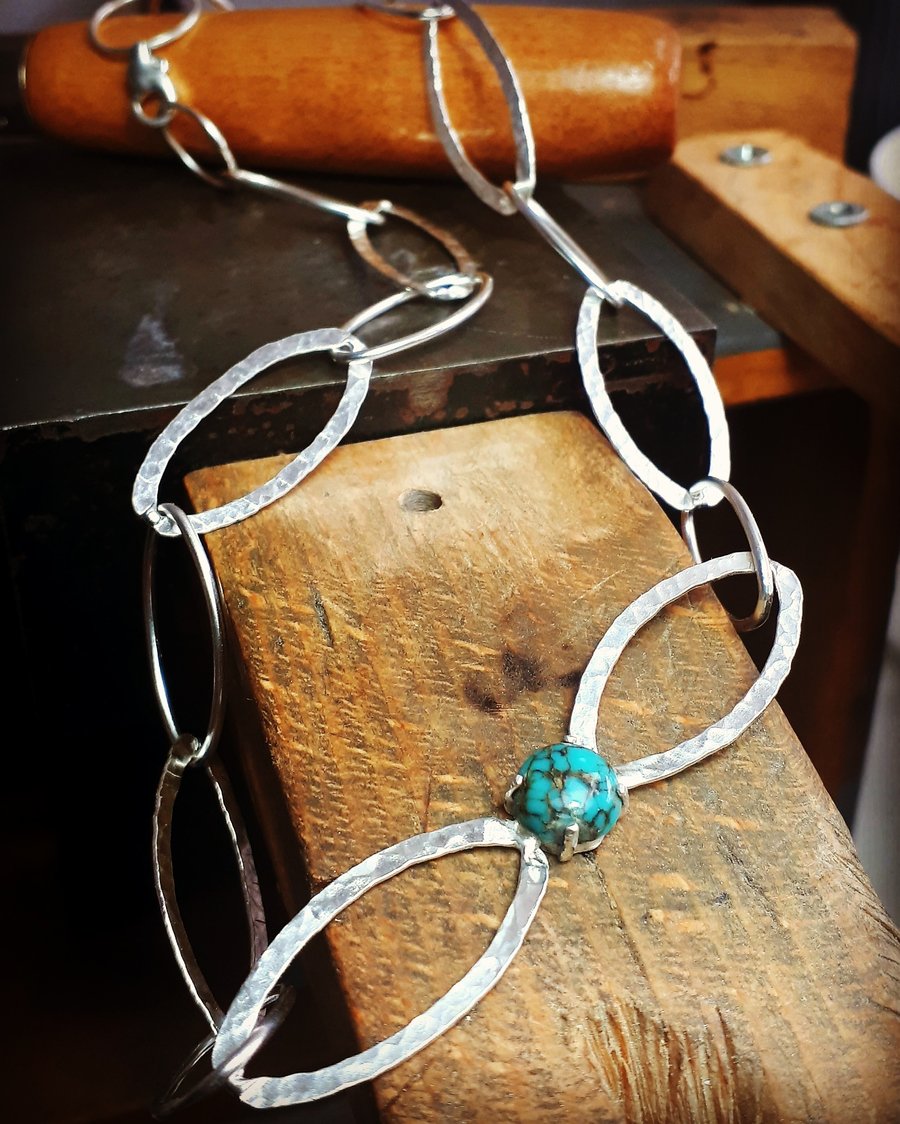 Sterling silver Turqouise necklace