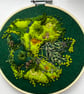 Hand embroidered moss picture  - Image 3