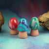 Trio of Toadstools ... Magic! OOAK Sculpt by artist Ann Galvin