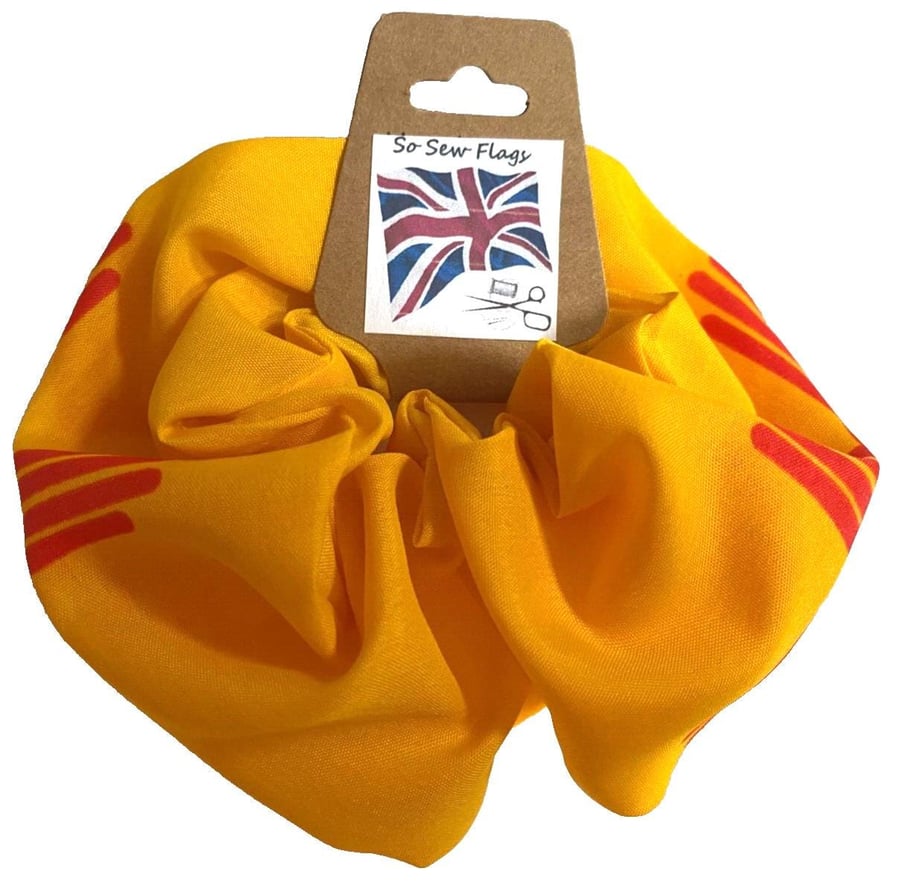 New Mexico USA State Flag Hair Scrunchie Scrunchies Accessory Band Elastic