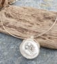 Silver domed statement pendant  - Image 1