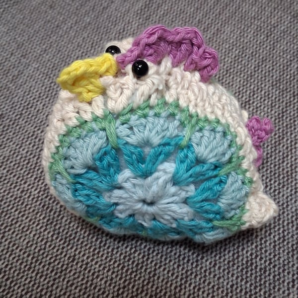Crochet Granny Square Chicken 