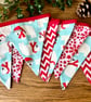 Handmade Polar Bear Bunting (Blue) - Handmade Fabric Garland - Image 6
