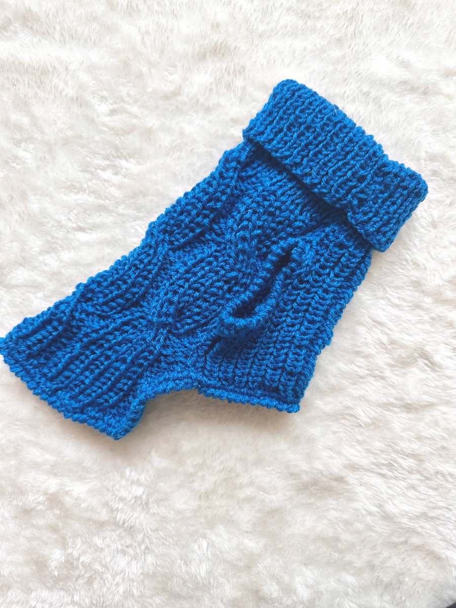 Hand knitted tiny dog jumper for a puppy or sma... Folksy