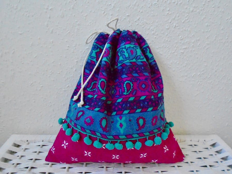 Cotton Drawstring Bag 