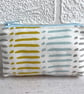 Small Purse, Coin Purse with Abstract Lines and Dashes Pattern - Image 4