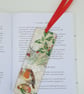Robin wooden bookmark,  Christmas stocking filler gift, garden bird bookmark  - Image 4