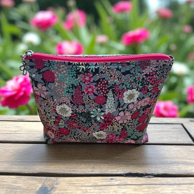 Liberty London Ciara Fabric Makeup Bag.