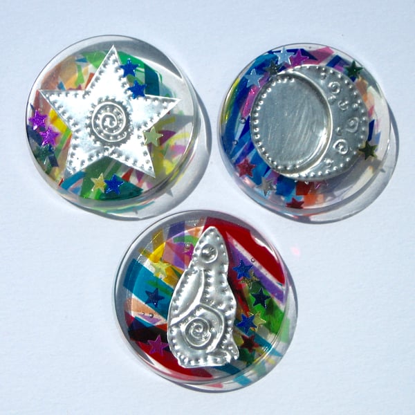 Moon gazing Hare, Fridge Magnet Set