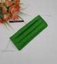 Green large face mask, adjustable,  nose wire,  3 layer.   - Image 2