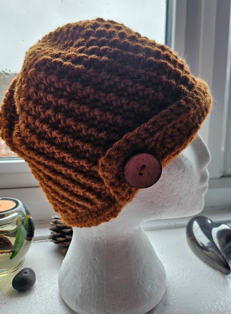 Flapper Style Hat - Pumpkin Spice
