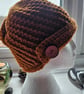 Flapper Style Hat - Pumpkin Spice - Image 1