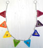 Handmade Fused Glass Personalised Name Bunting - Customised 3D Name Plaque - Image 5