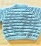 Baby's Hand Knitted Textured Cardigan Set, Gift Idea for Babies, Custom Make - Image 3