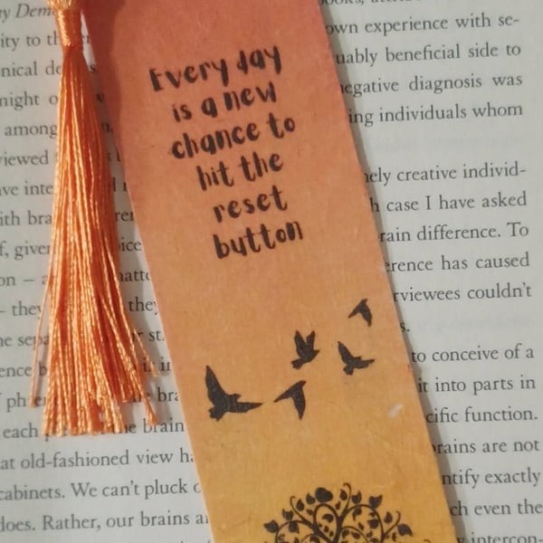 Handmade Affirmation Bookmark and Gift Tag
