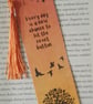 Handmade Affirmation Bookmark 
