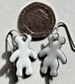 white bear earrings - Image 3