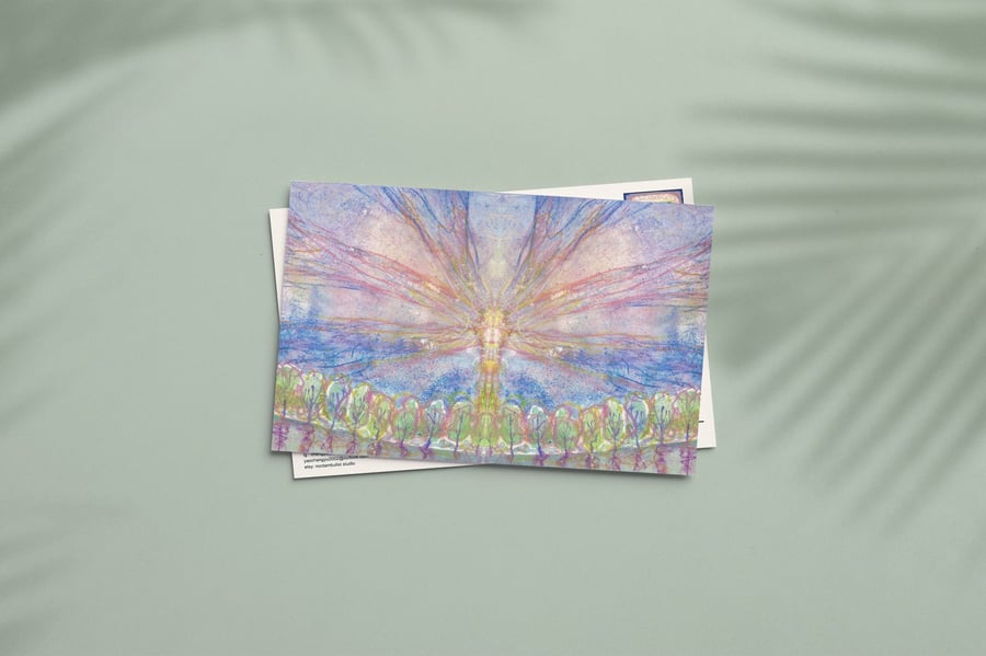 "Sun Rise" Limited Edition Art Postcard, Original Fine Art Print