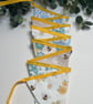 Handmade Fabric Bunting 10 flags: Bees & Flowers Home Decor - Image 2