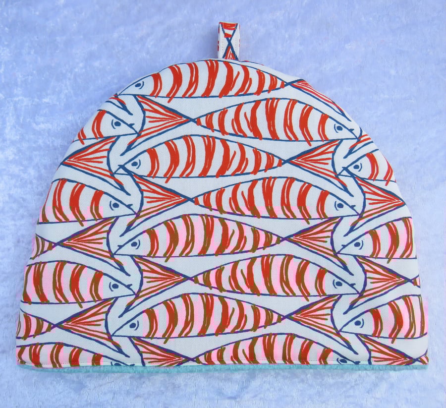   Tea cosy, Large tea cosy, nautical, fish